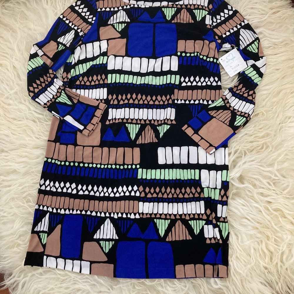 TIBI Printed Mini Dress - Picture 3 of 10